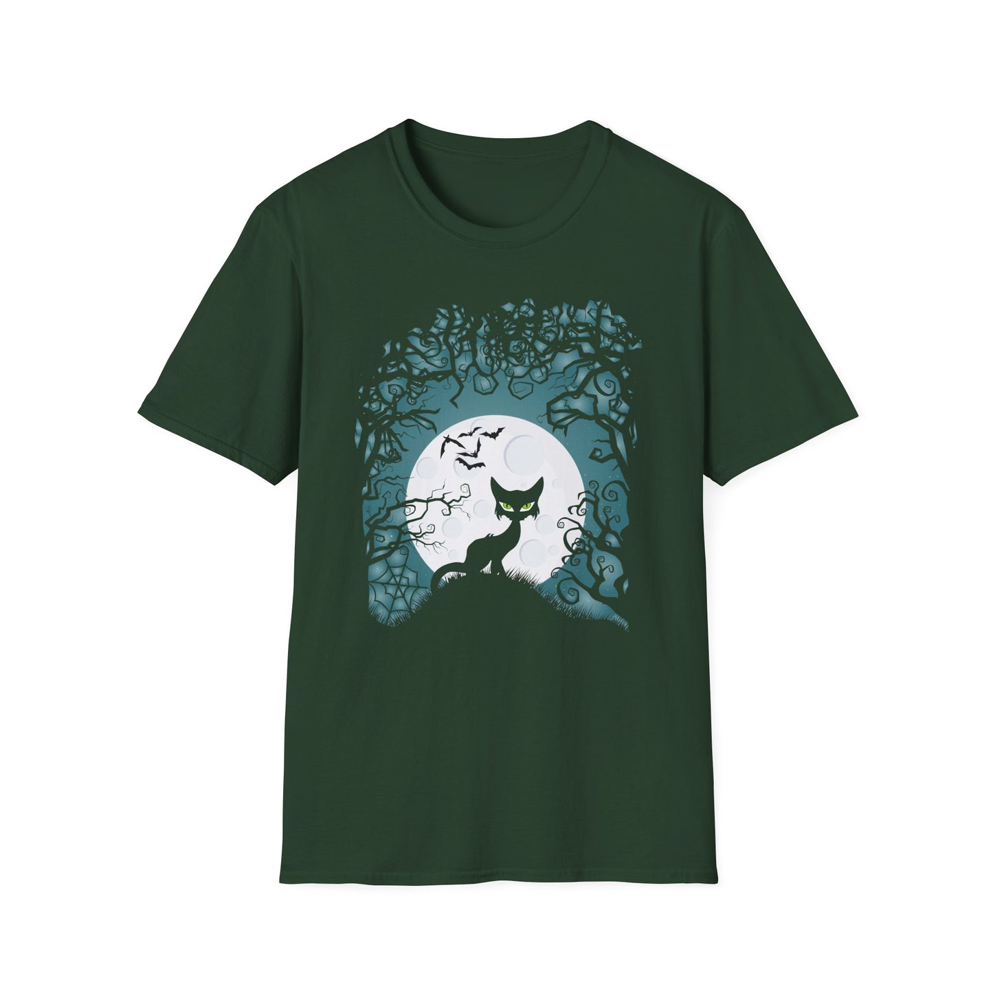 Halloween Black Cat - Classic Unisex Halloween T-Shirt
