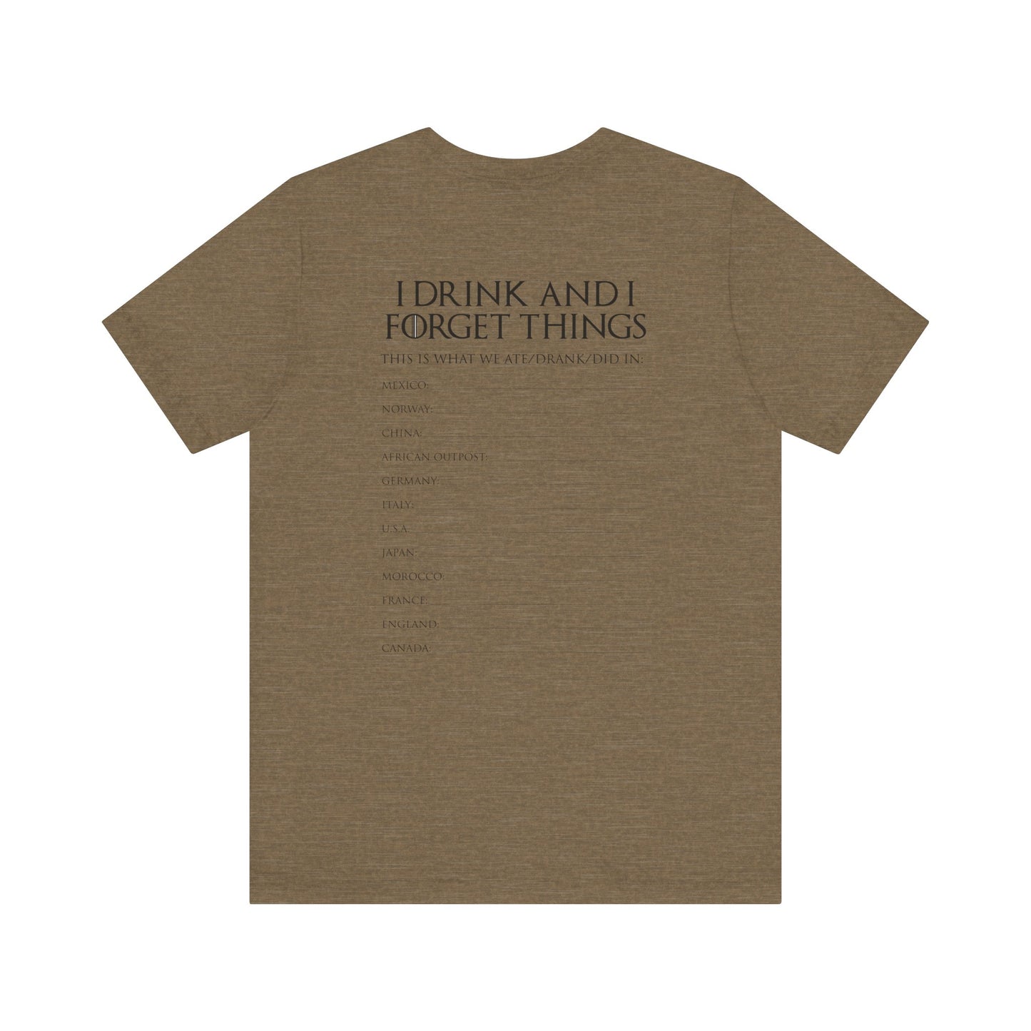 Game of Thirst Epcot Group Drinking Shirt