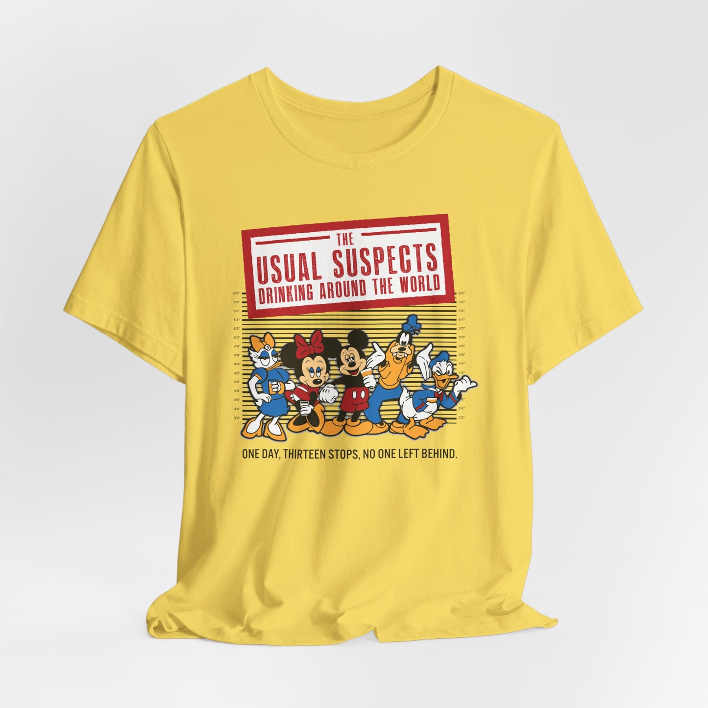 The Usual Suspects Drinking Around the World Epcot T-Shirt