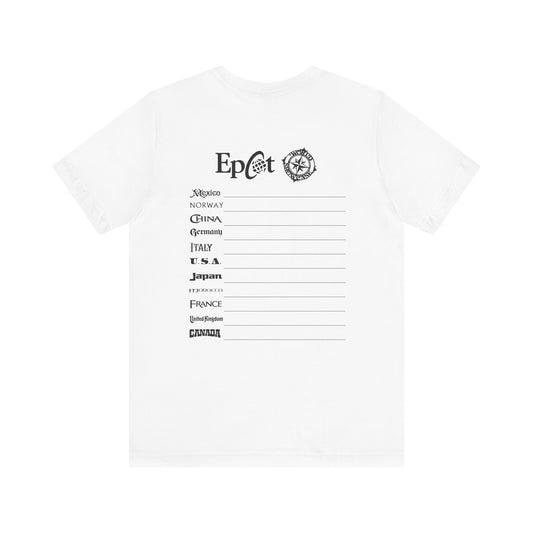 Drinking Around the World Country Fill Ups with Signable Back