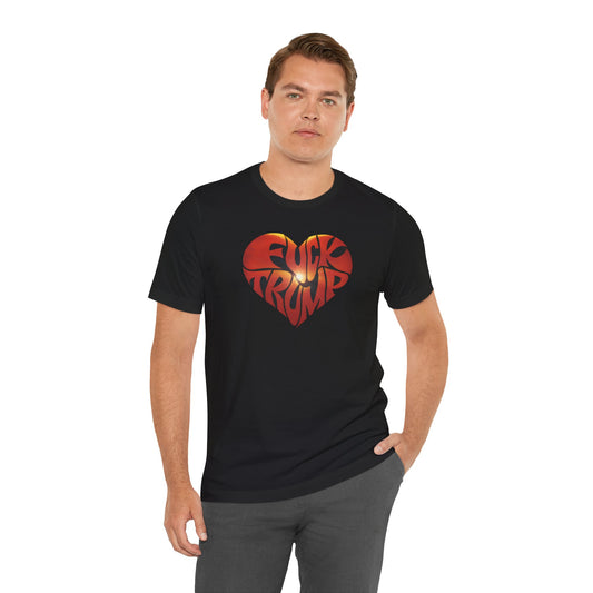 Fuck Trump Heart Unisex Shirt