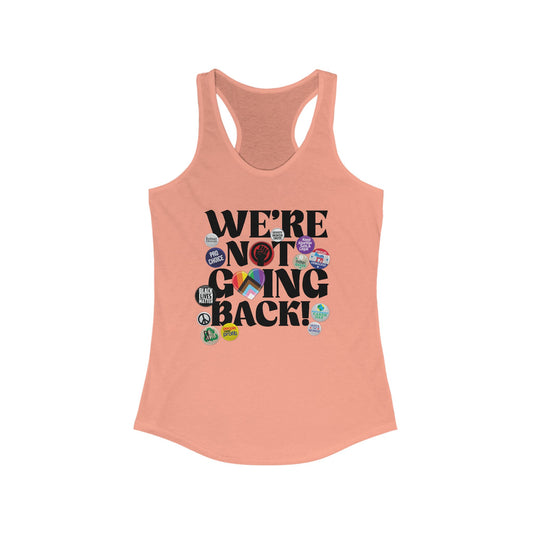 We're Not Going Back! Feminist Vintage Pins Tank