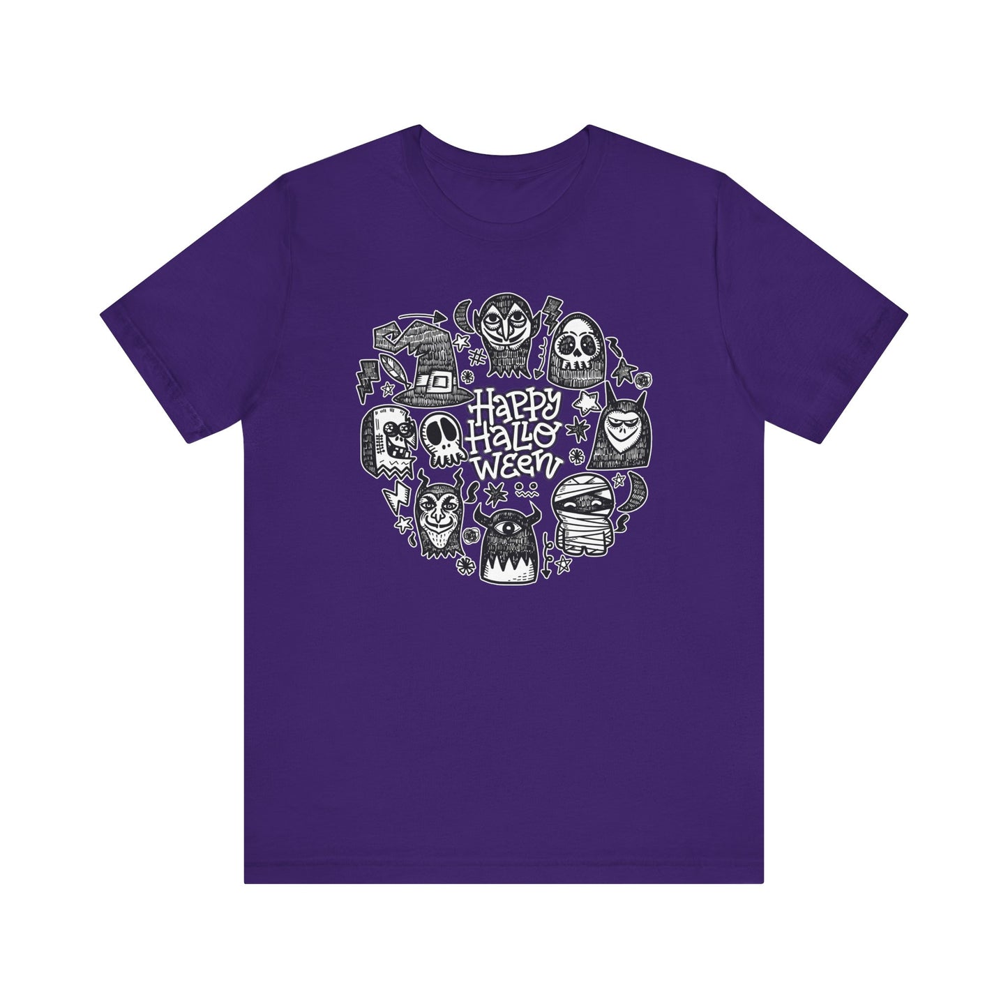 Sketchy Monster Halloween Crew - Unisex Shirt