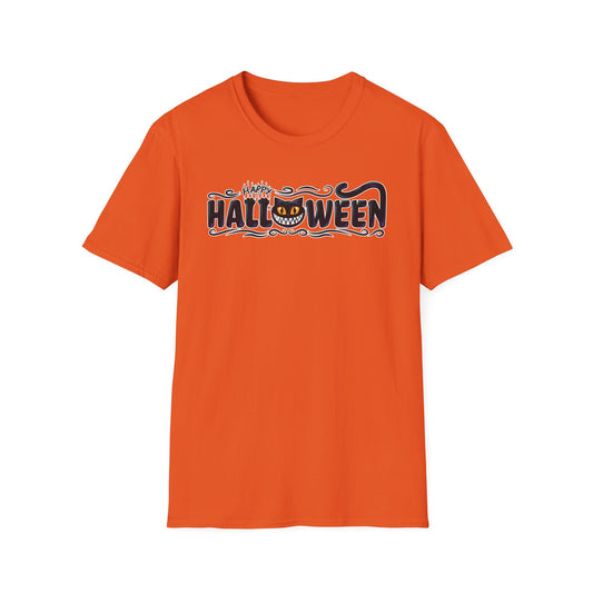 Happy Halloween Black Cat - Unisex Halloween T-Shirt