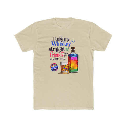 Whiskey Straight | LGBTQ Ally Unisex t-Shirt