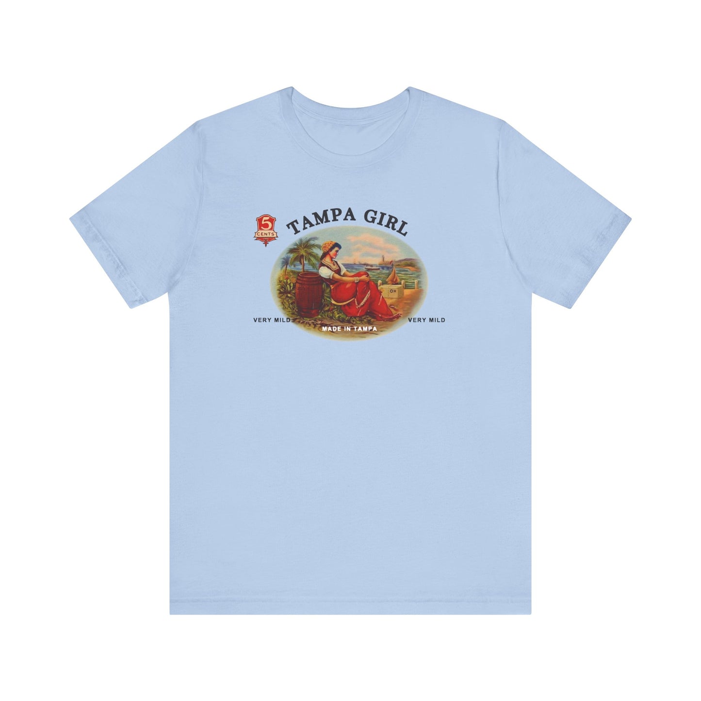 Tampa Girl Cigar Box Art Tee