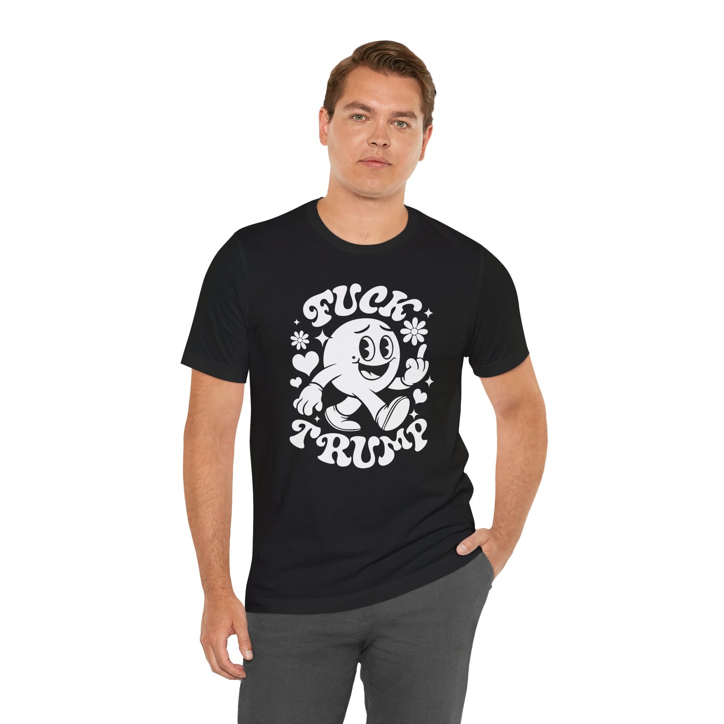 Fuck Trump Smiley Guy Unisex Shirt