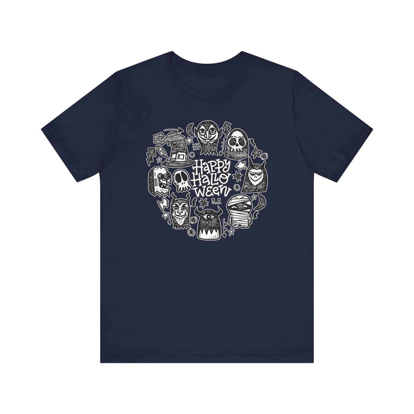 Sketchy Monster Halloween Crew - Unisex Shirt