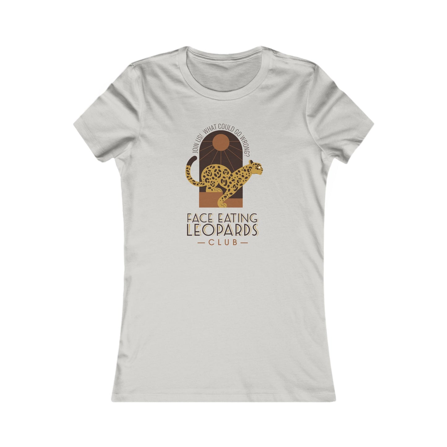 Face-Eating Leopard Party - Women's Favorite Tee