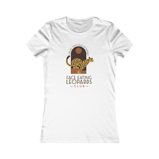 Face-Eating Leopard Party - Women's Favorite Tee