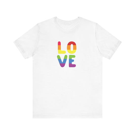 Rainbow LOVE | LGBTQ+ Pride Unisex Shirt