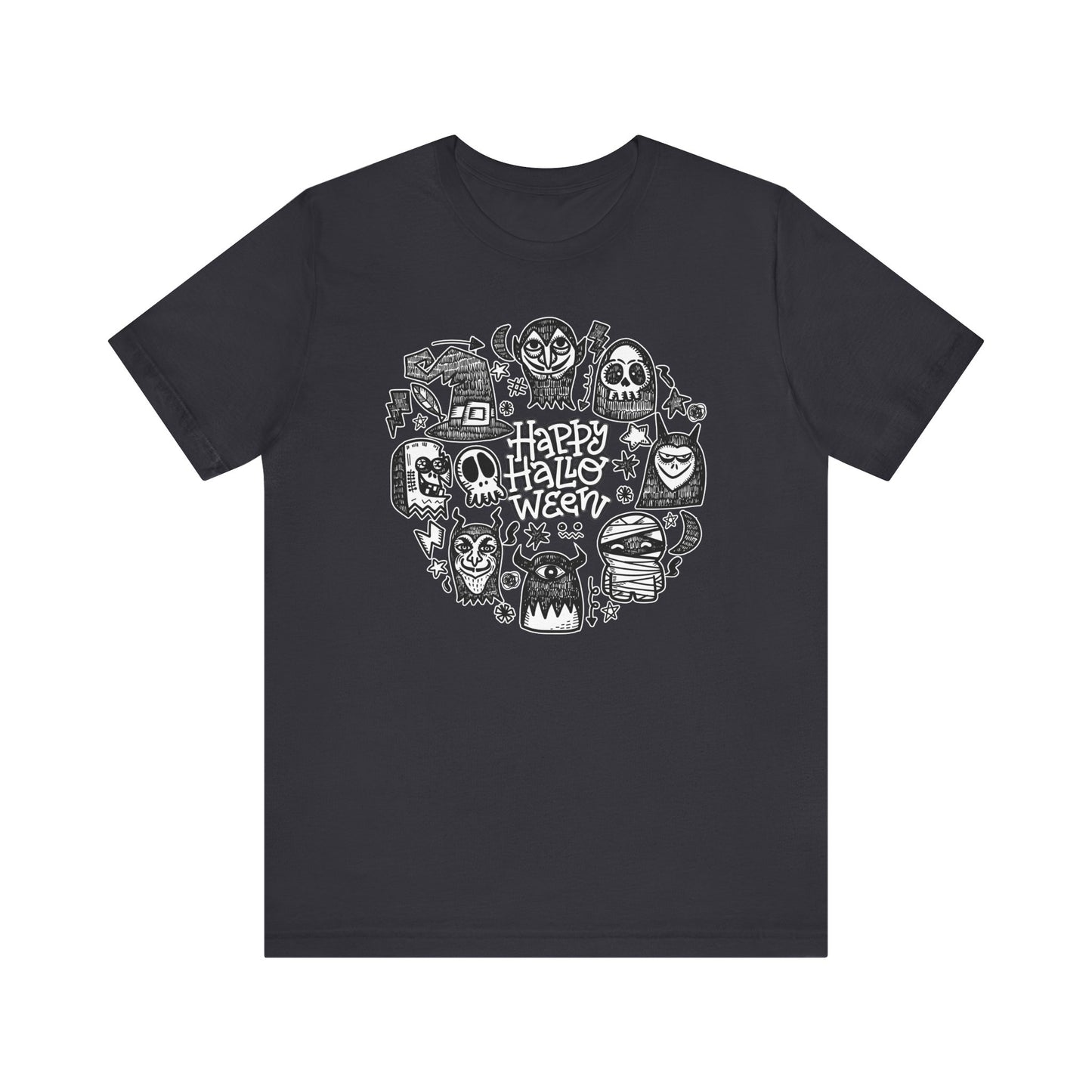 Sketchy Monster Halloween Crew - Unisex Shirt