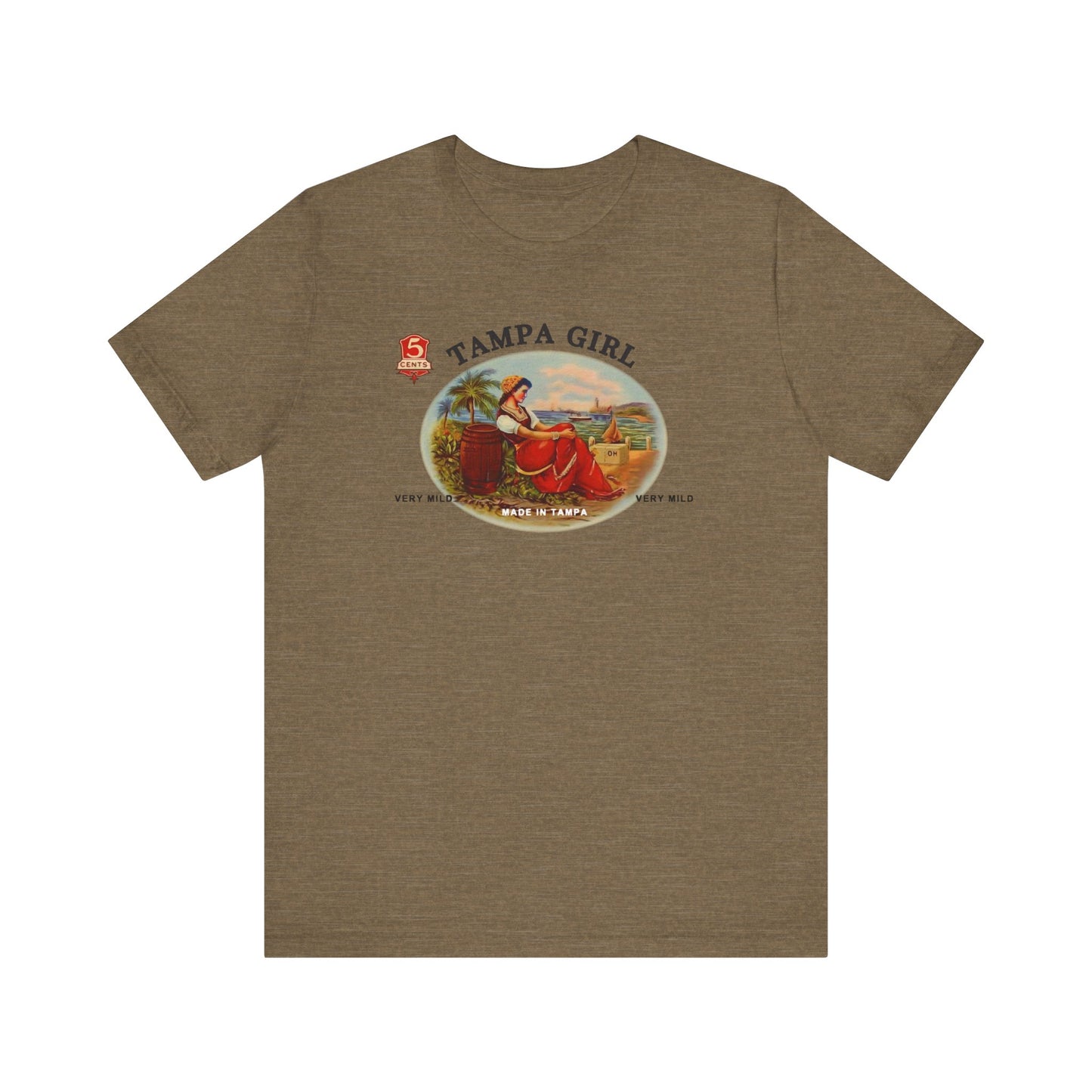 Tampa Girl Cigar Box Art Tee