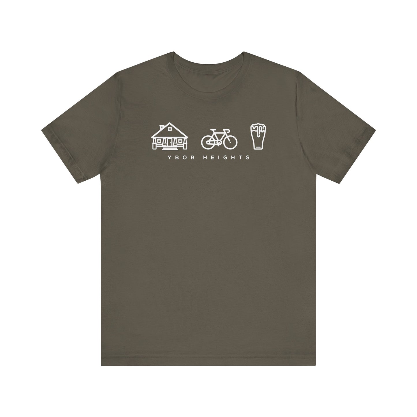 Bungalows, Bikes, and Beers - Ybor Heights Neighborhood Pride Shirt
