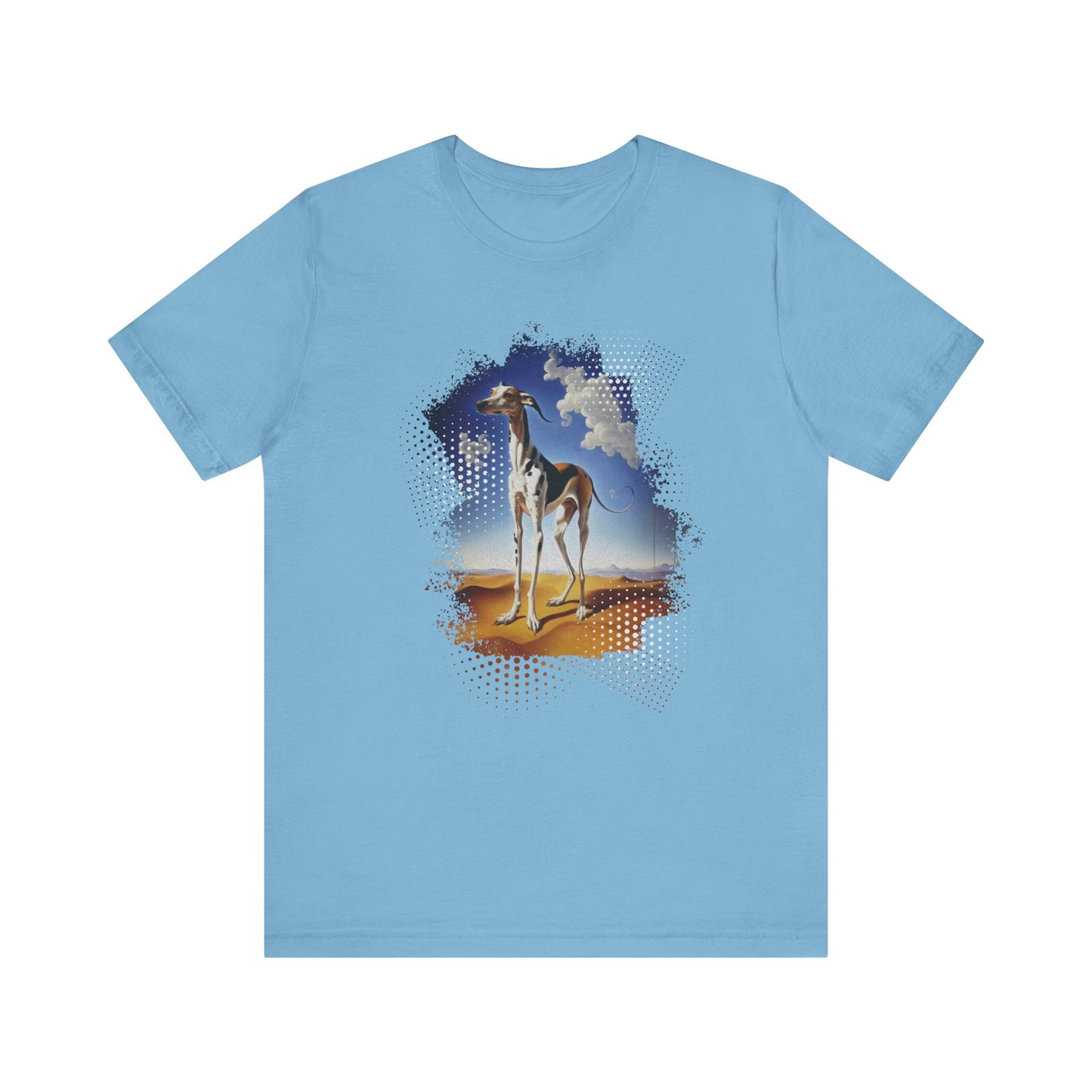 Greyhound Dreams - Dali Inspired Greyhound Unisex Tee