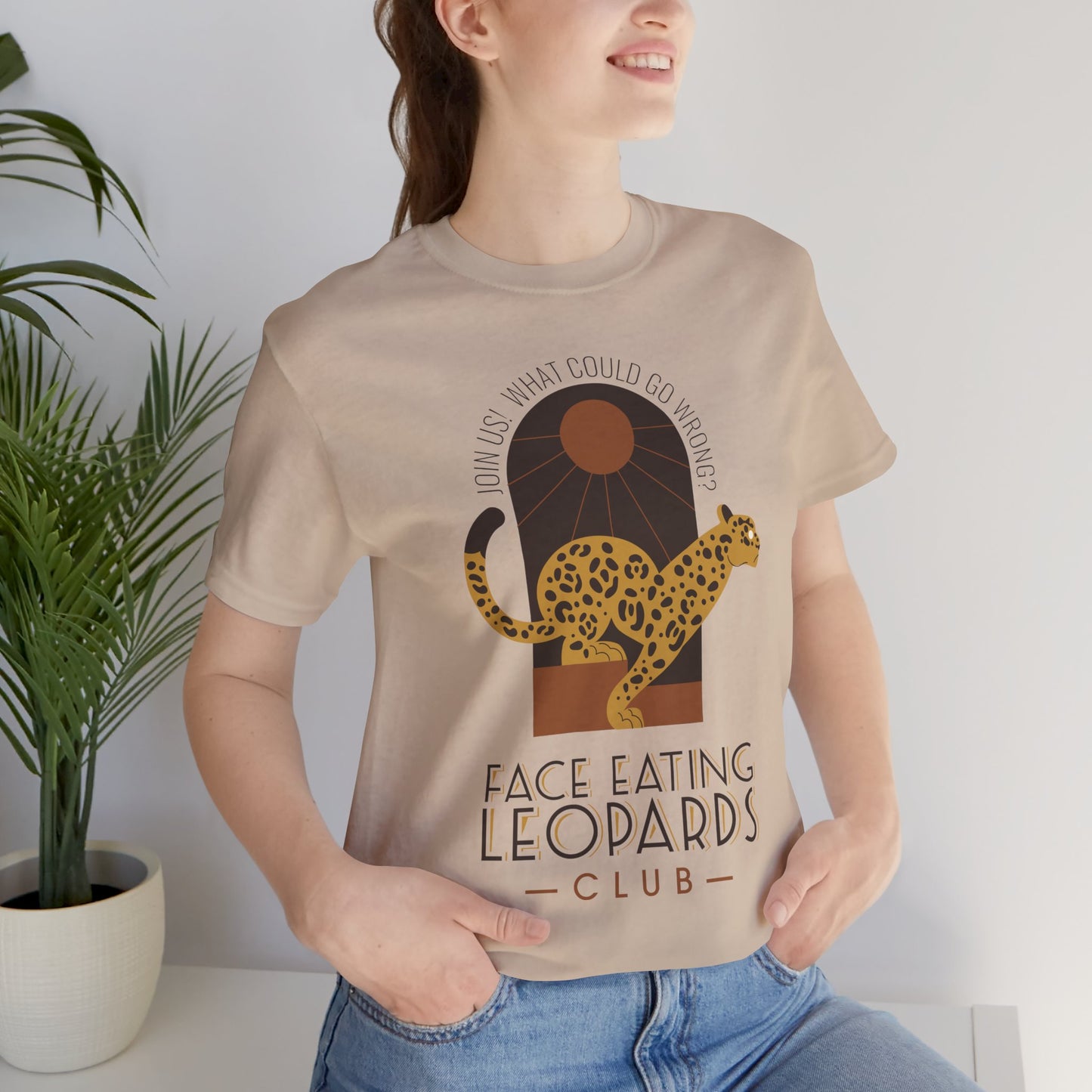 Face-Eating Leopard Party - Unisex Shirt