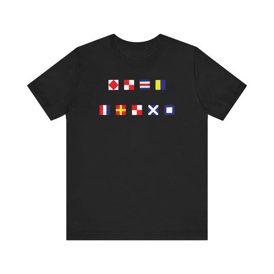 FvCK TRUMP | Nautical Flag Edition | Unisex Tee