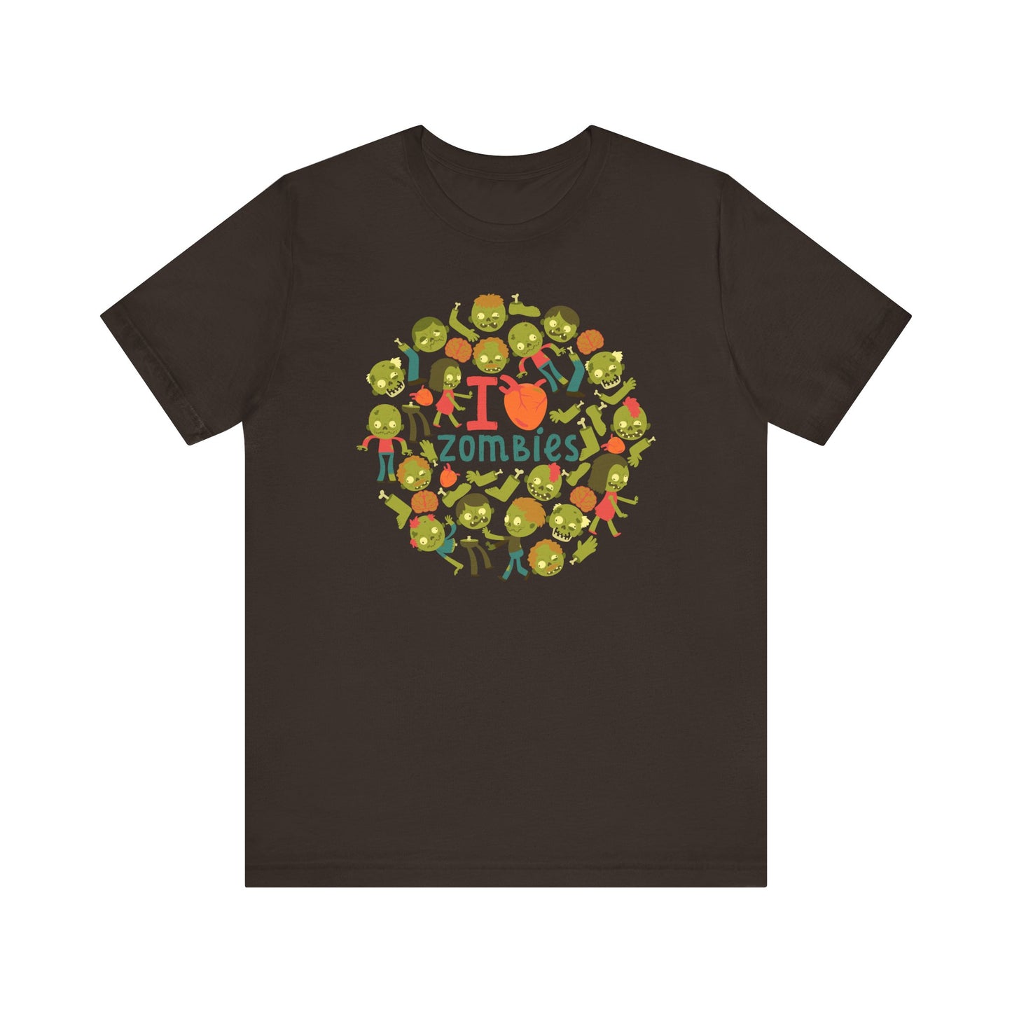 I Love Zombies - Zombie Hand Unisex Halloween Shirt