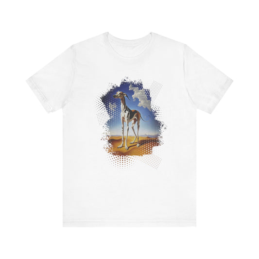 Greyhound Dreams - Dali Inspired Greyhound Unisex Tee