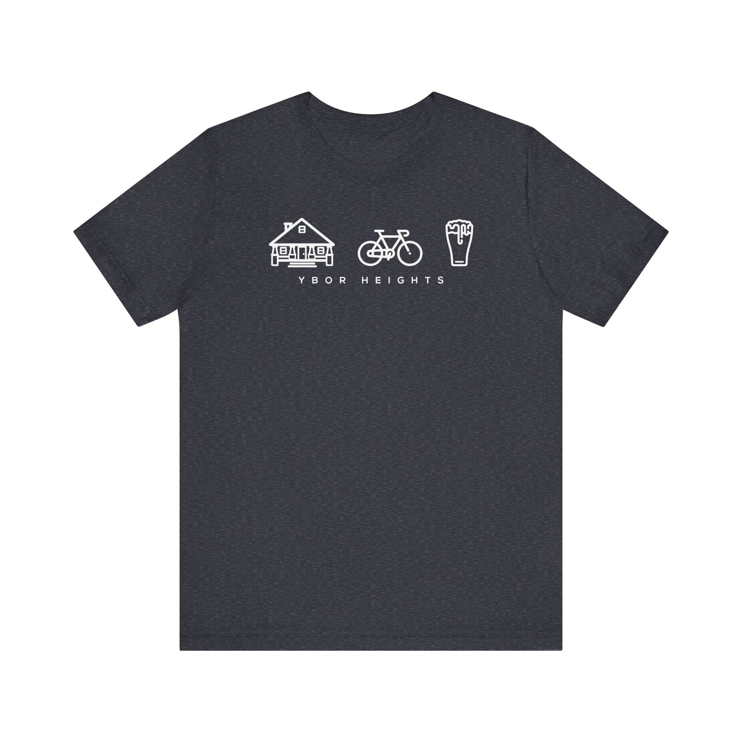 Bungalows, Bikes, and Beers - Ybor Heights Neighborhood Pride Shirt