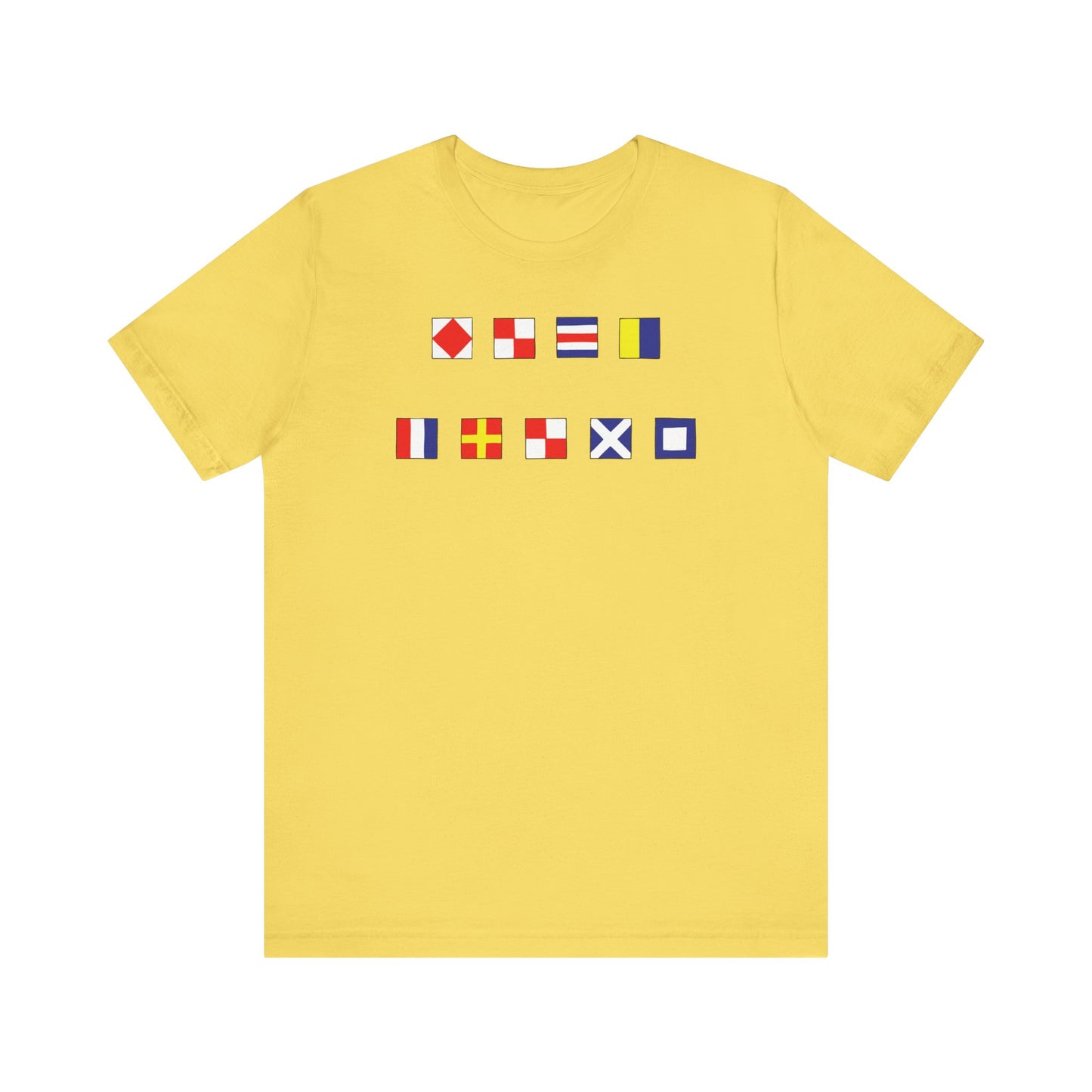 FvCK TRUMP | Nautical Flag Edition | Unisex Tee