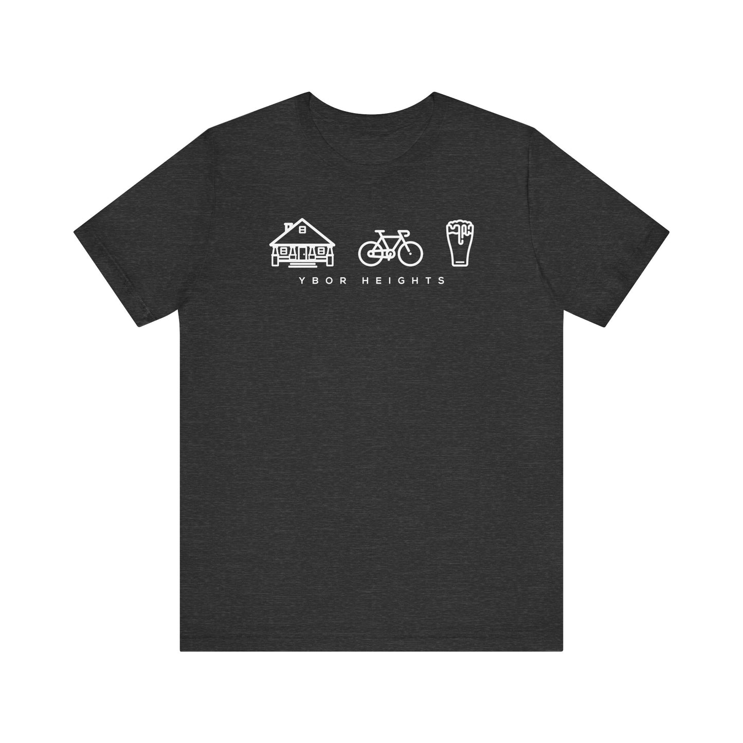 Bungalows, Bikes, and Beers - Ybor Heights Neighborhood Pride Shirt