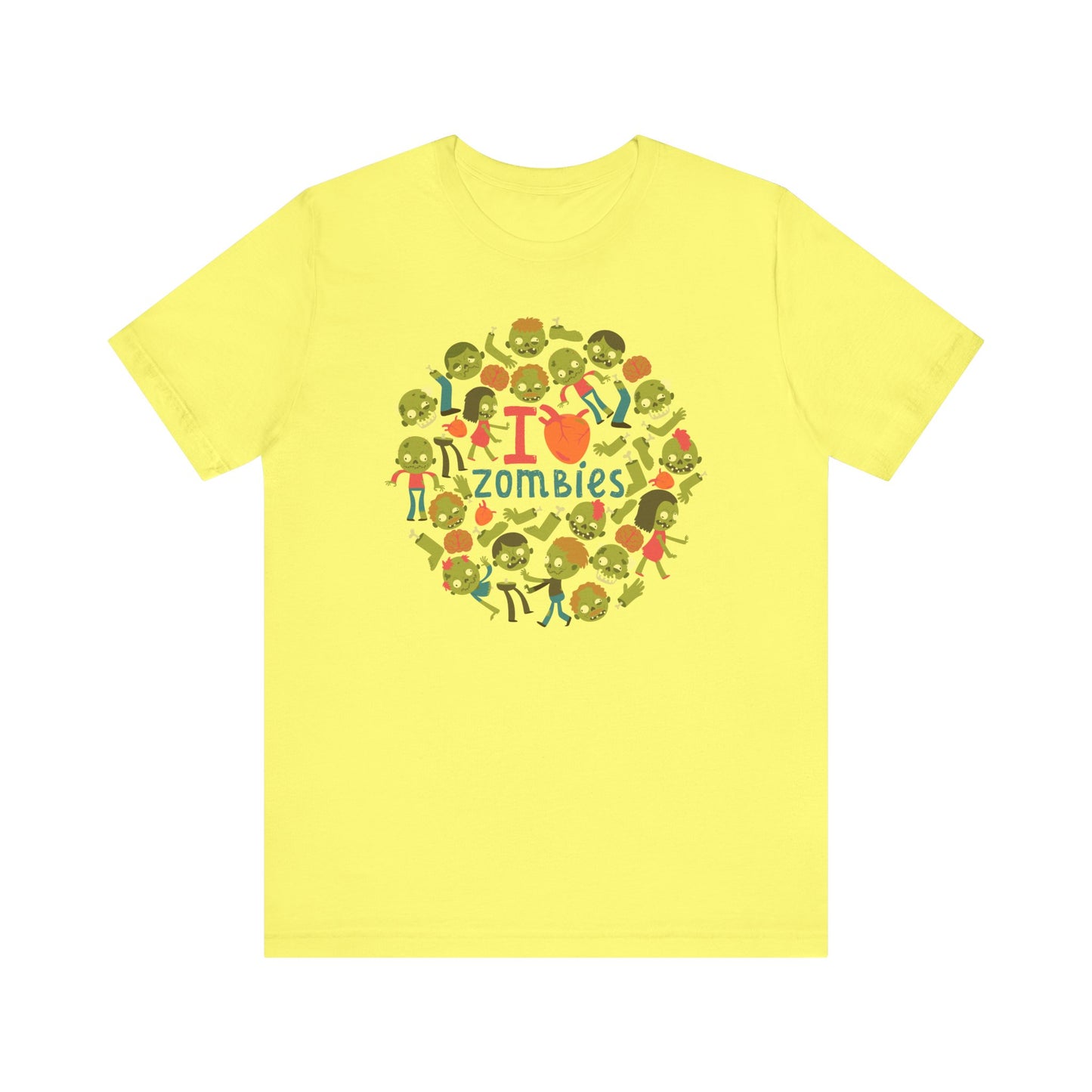 I Love Zombies - Zombie Hand Unisex Halloween Shirt