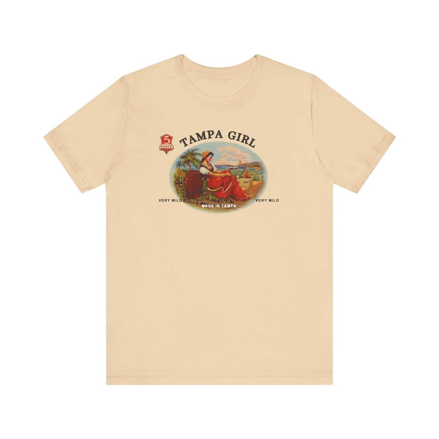 Tampa Girl Cigar Box Art Tee