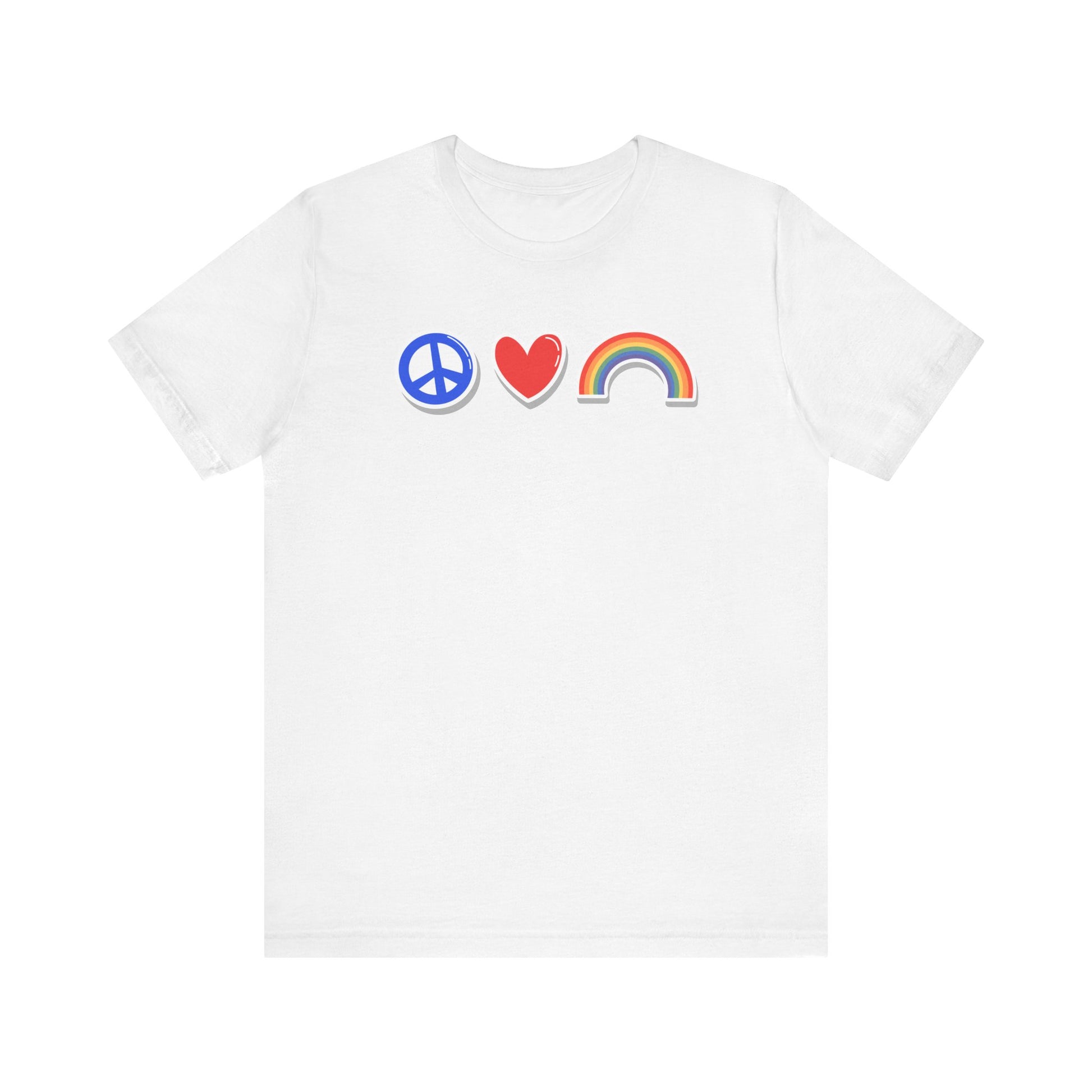 Peace, Love & Pride Tee - LGBTQ+ Pride Shirt