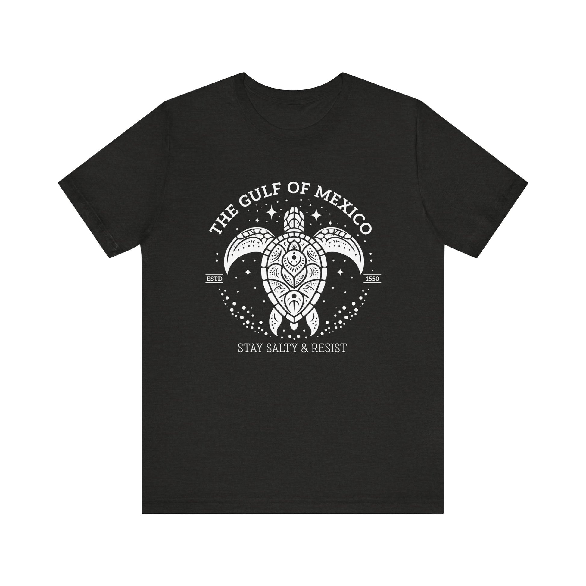 The Gulf of México Tortuga Stay Salty & Resist t-shirt protest mens womens | Speak Out Shirts