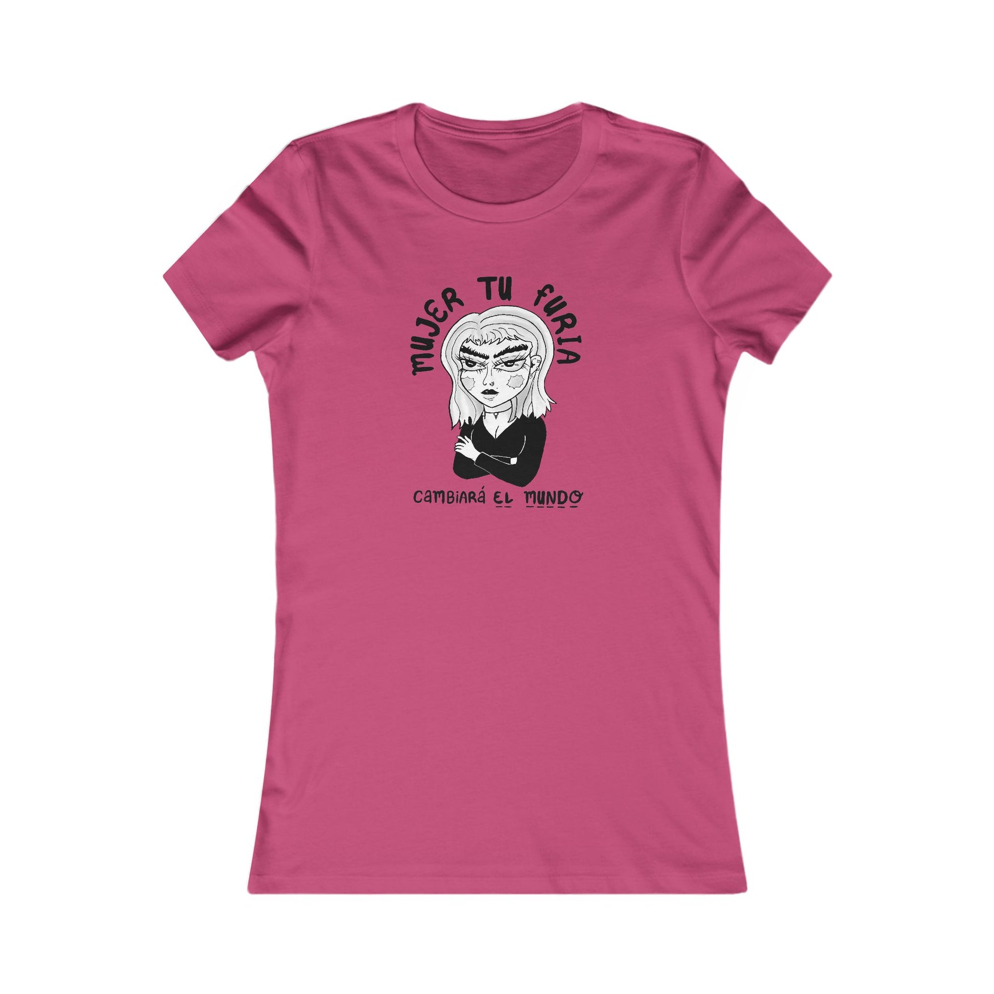Mujer Tu Furia Cambiará el Mundo Tee - Spanish Feminist