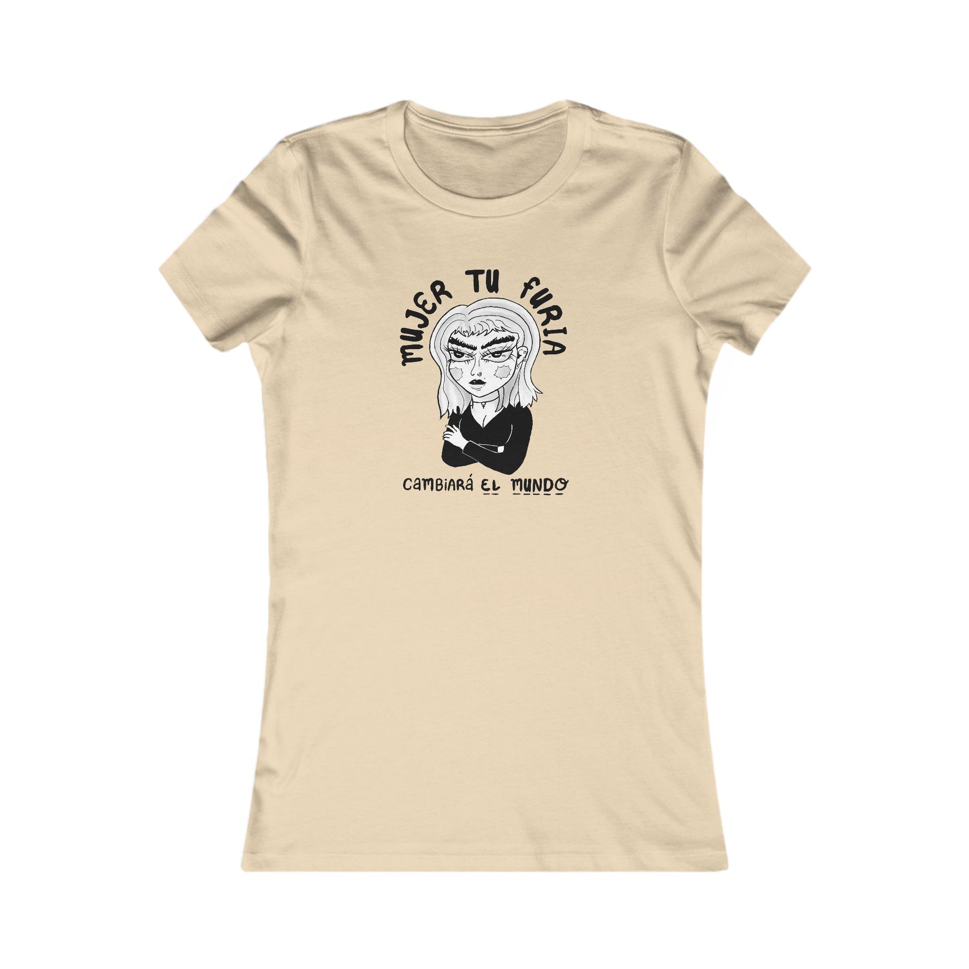 Mujer Tu Furia Cambiará el Mundo Tee - Spanish Feminist