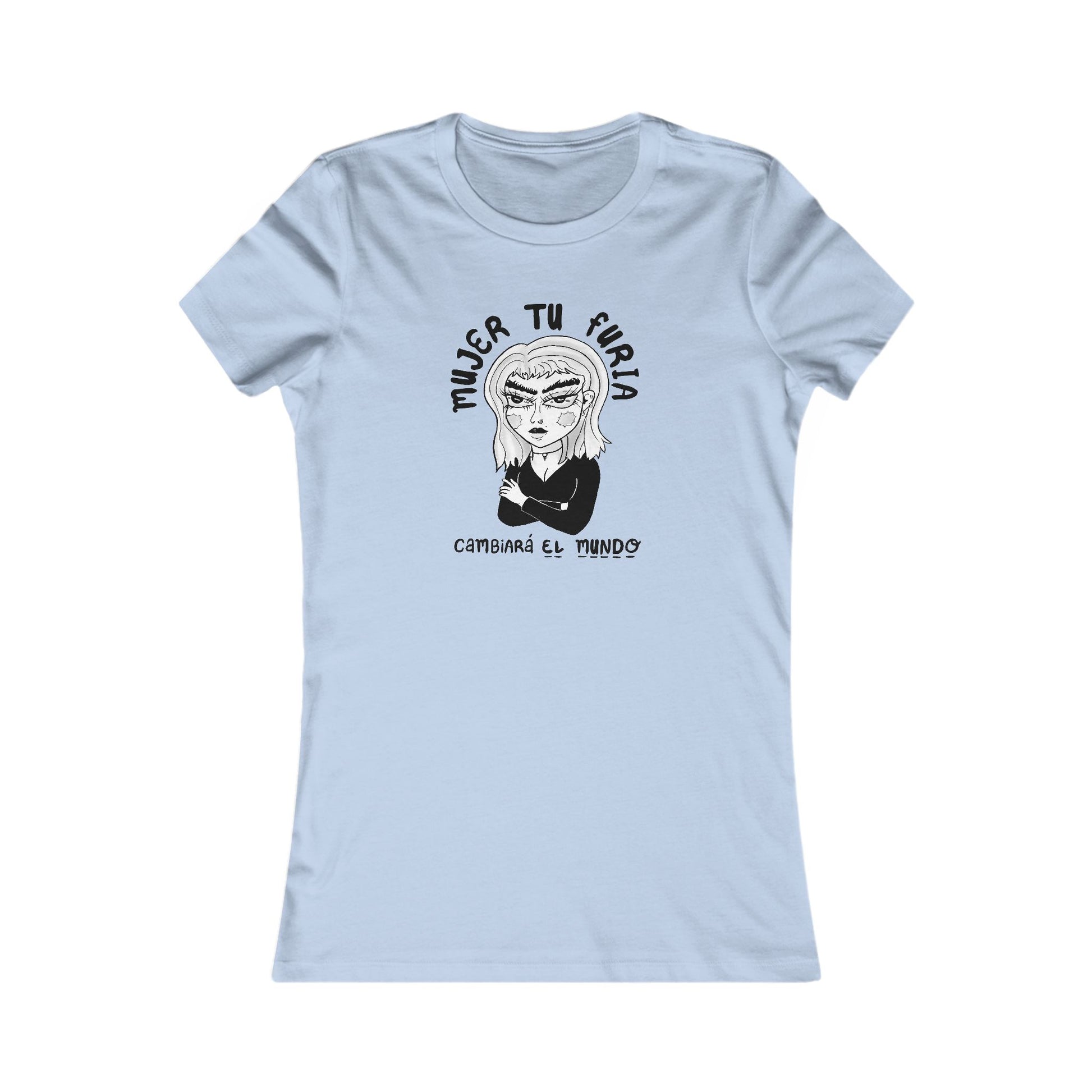 Mujer Tu Furia Cambiará el Mundo Tee - Spanish Feminist