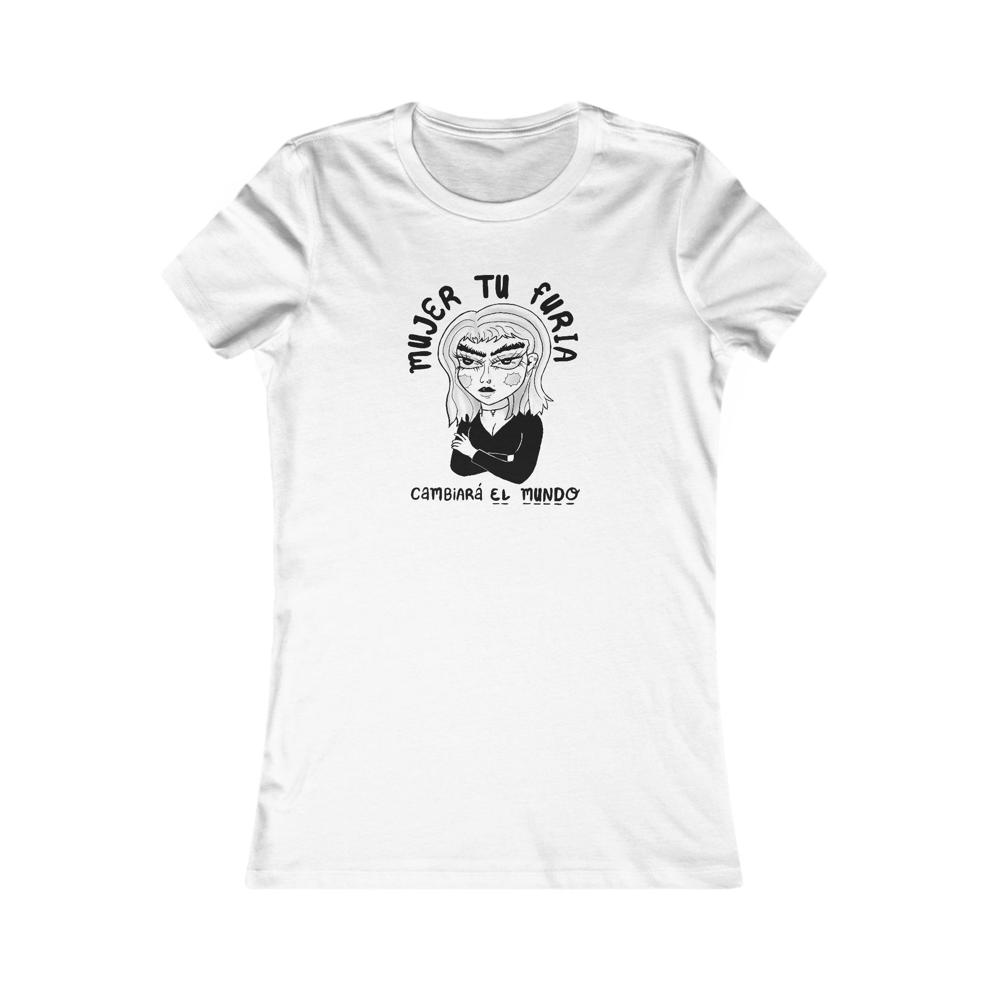 Mujer Tu Furia Cambiará el Mundo Tee - Spanish Feminist
