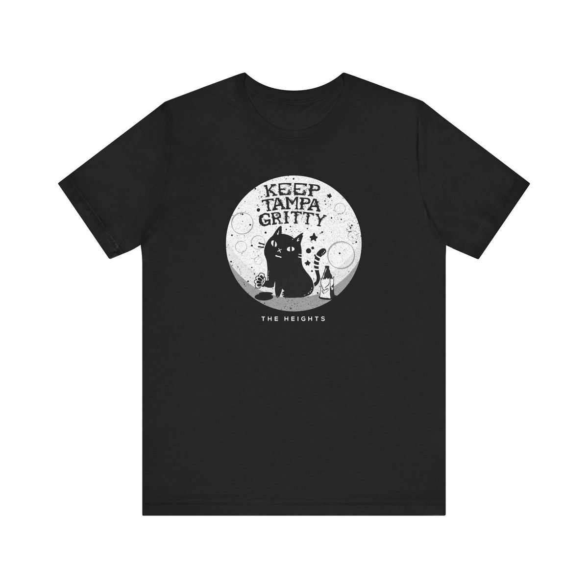 Keep Tampa Gritty T-Shirt — Retro Cat Moon Graphic Tee