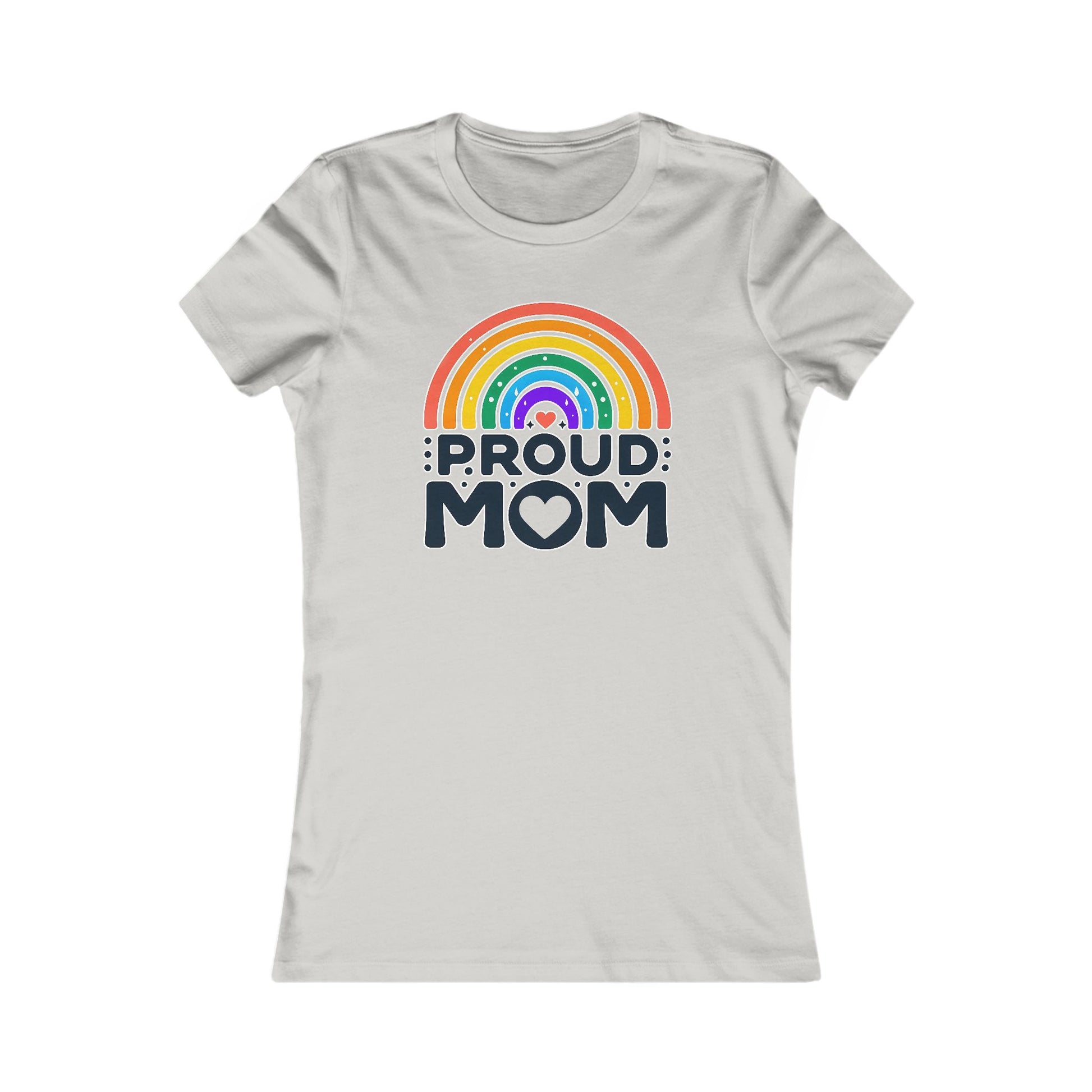 Proud Mom Women's Tee - LGBTQ+ Ally Pride