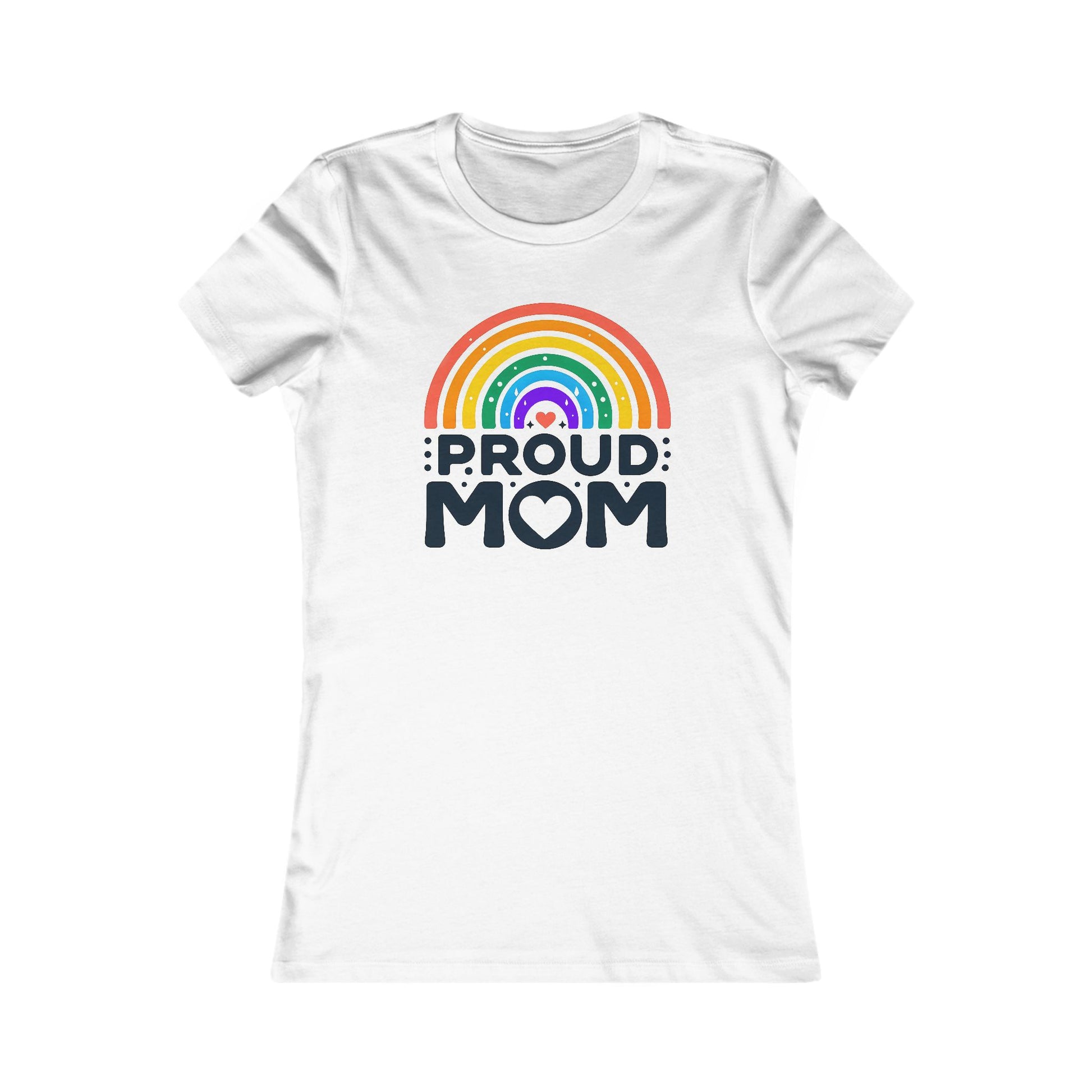 Proud Mom Women's Tee - LGBTQ+ Ally Pride