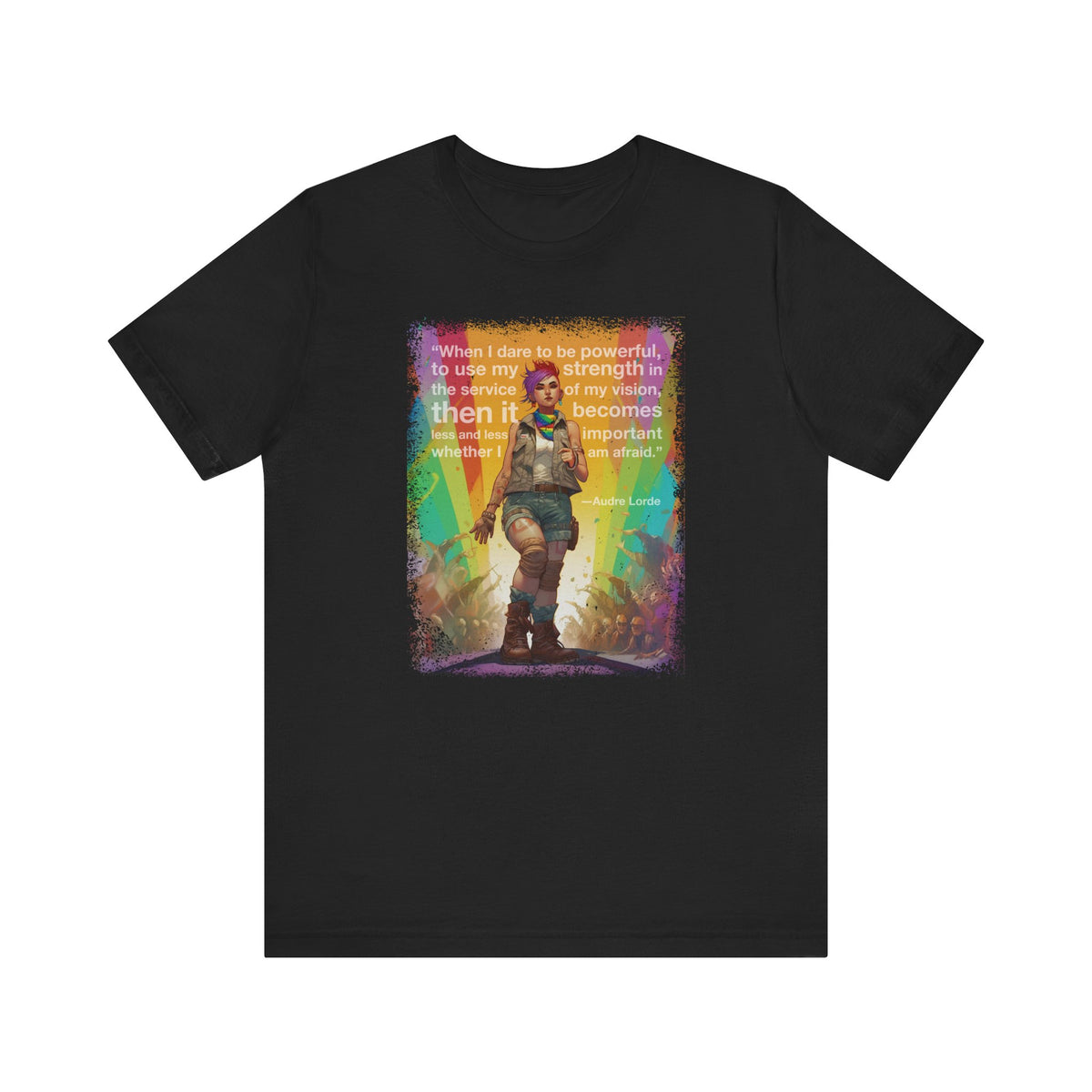 Be Powerful Audre Lorde t-shirt activist mens womens | Speak Out Shirts