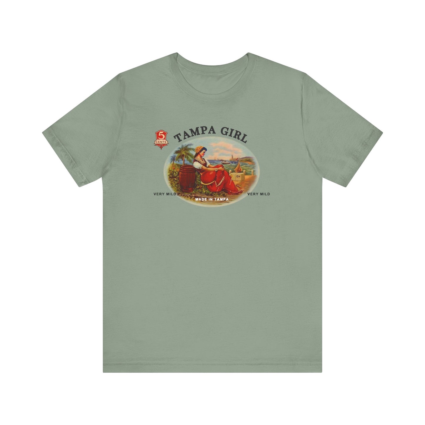 Tampa Girl Cigar Box Art Tee