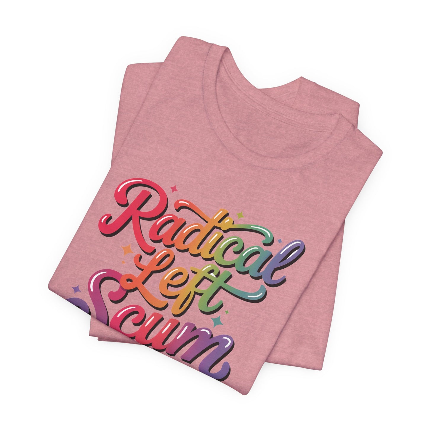 Radical Left Scum Protest Icons Short Sleeve t-shirt protest mens womens | Speak Out Shirts