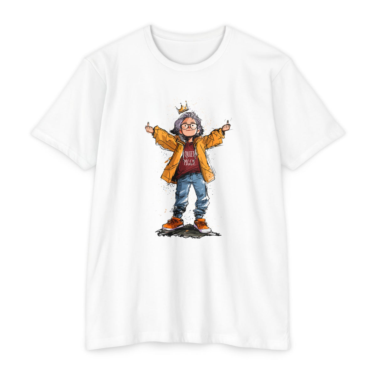 TWO MIDDLE FINGERS. ZERO APOLOGIES.  Protest Activist Tee
