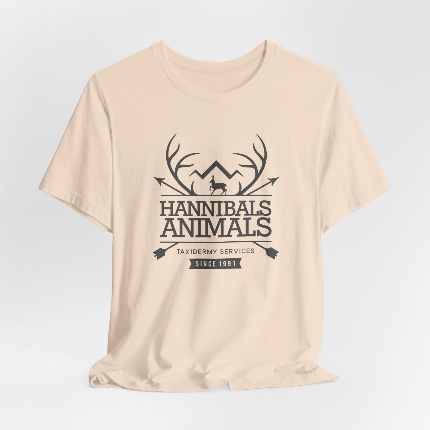 Hannibal's Animals Sarcastic Pun Tee — 'Welcome to Hannibal's Animals' Graphic T-Shirt
