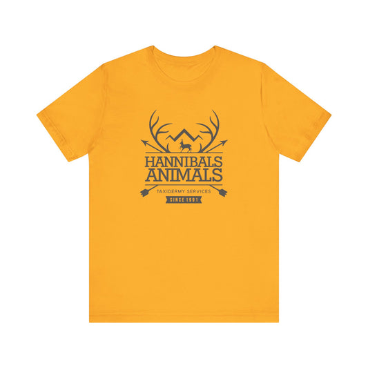 Hannibal's Animals Sarcastic Pun Tee — 'Welcome to Hannibal's Animals' Graphic T-Shirt