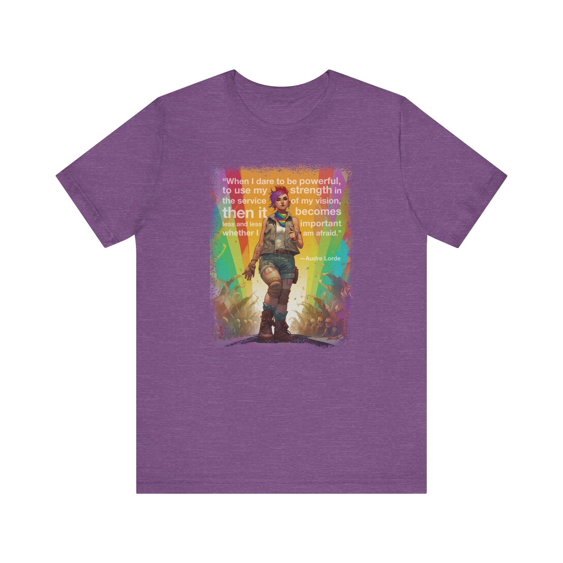 Be Powerful Audre Lorde t-shirt activist mens womens | Speak Out Shirts