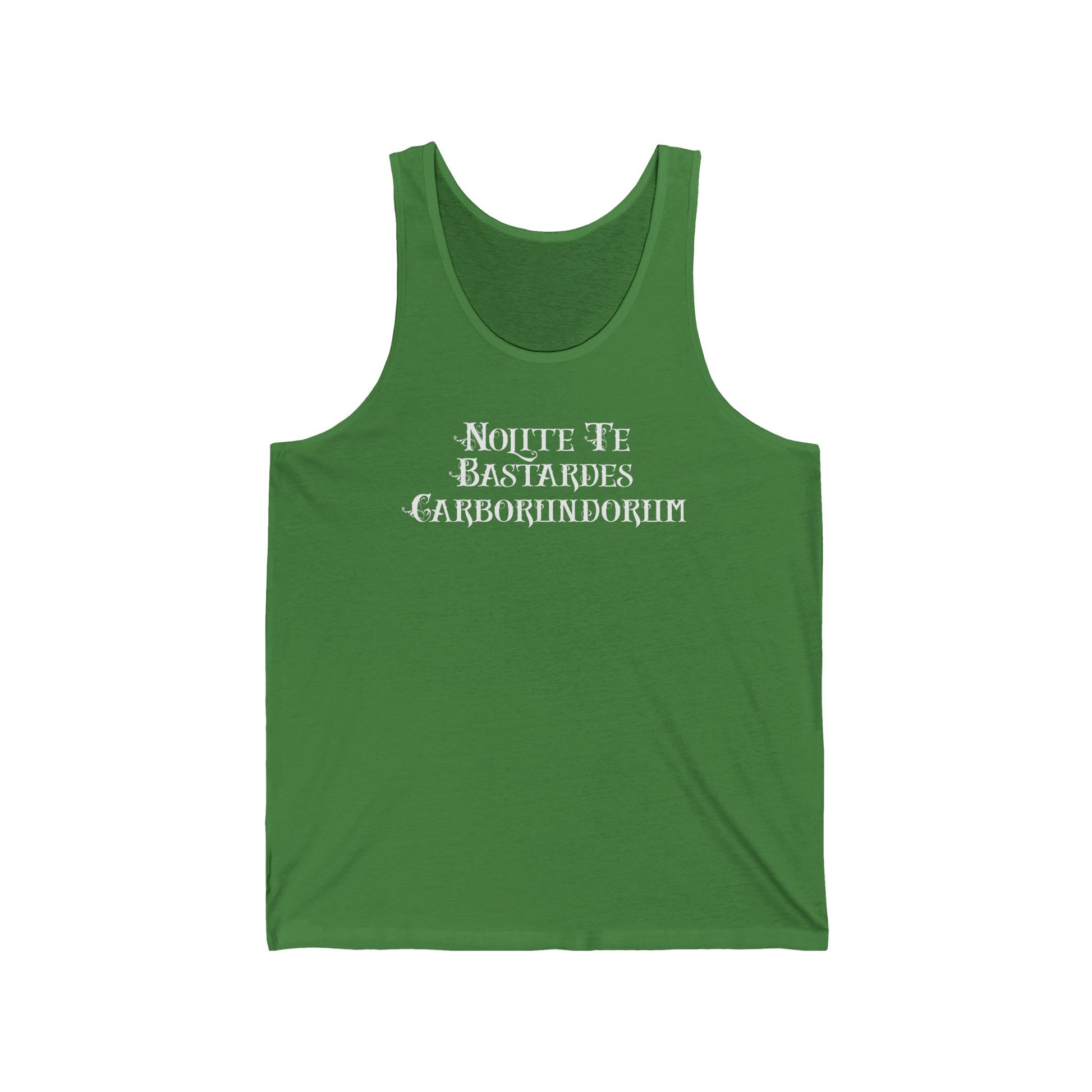 Nolite Te Bastardes Carborundorum Jersey Tank t-shirt protest mens womens | Speak Out Shirts