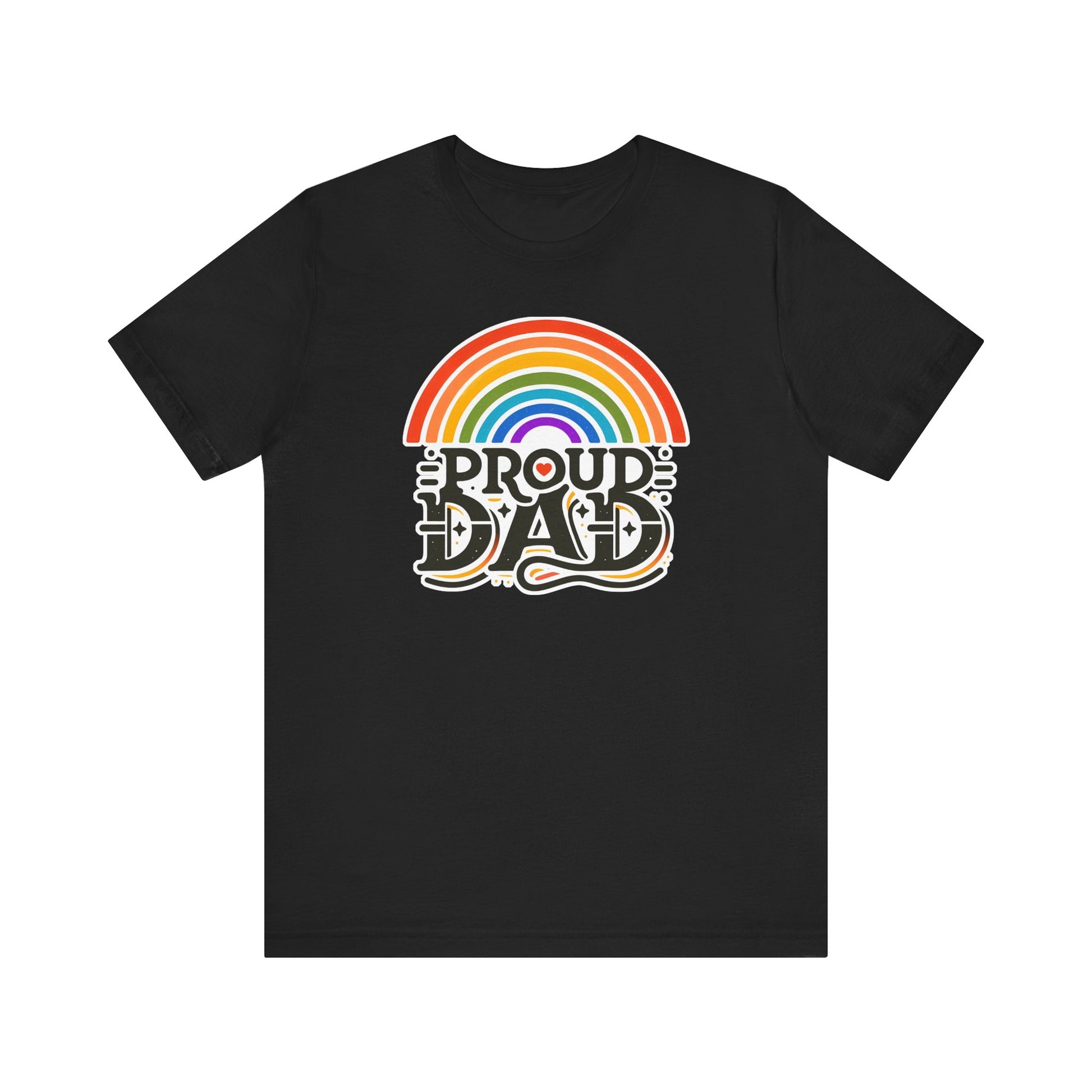 Proud Dad Unisex Tee - LGBTQ+ Ally Pride