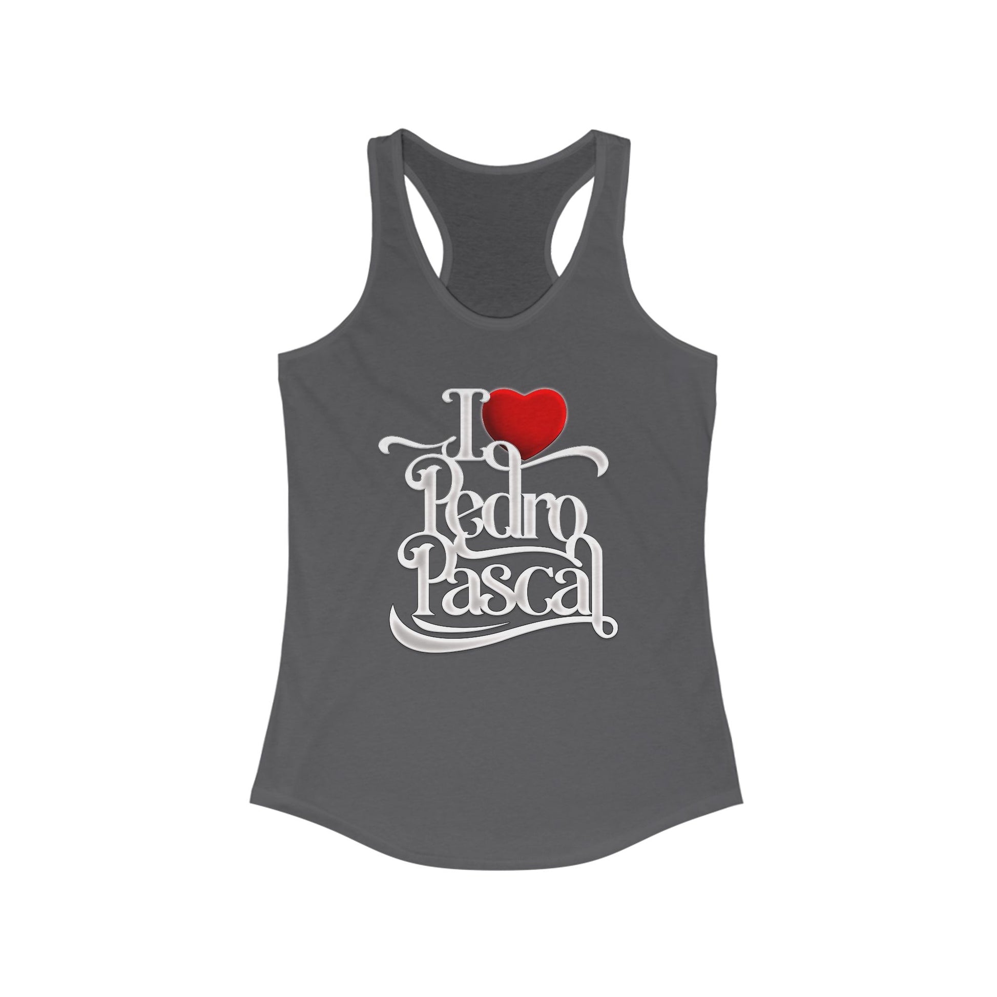 I Love Pedro Pascal Women's Racerback Tank t-shirt protest mens womens | Speak Out Shirts