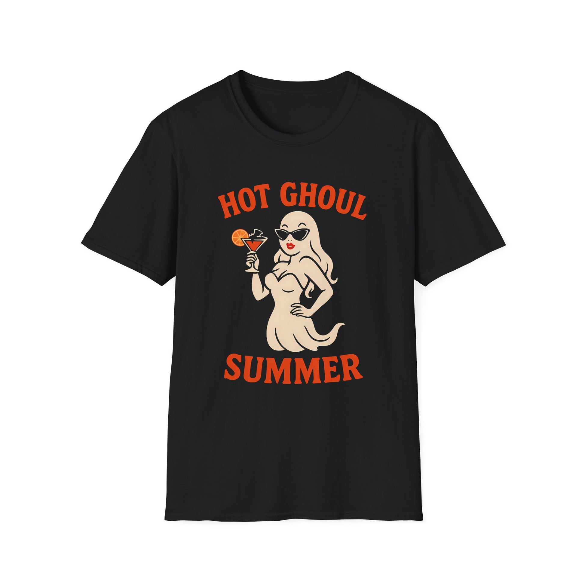 Hot Ghoul Summer Design Halloween t-shirt funny mens womens | Speak Out Shirts