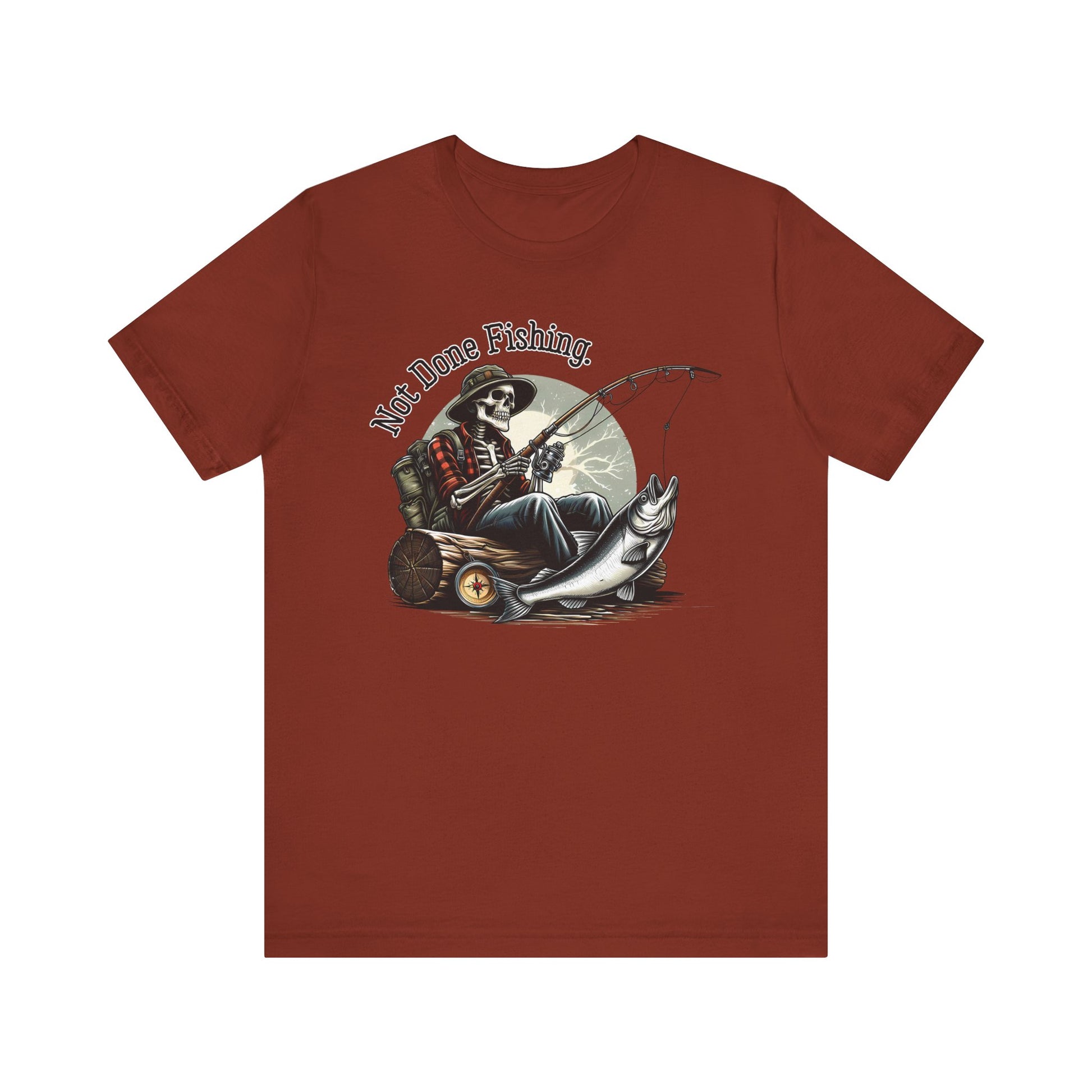 Not Done Fishing t-shirt funny mens womens | Speak Out Shirts
