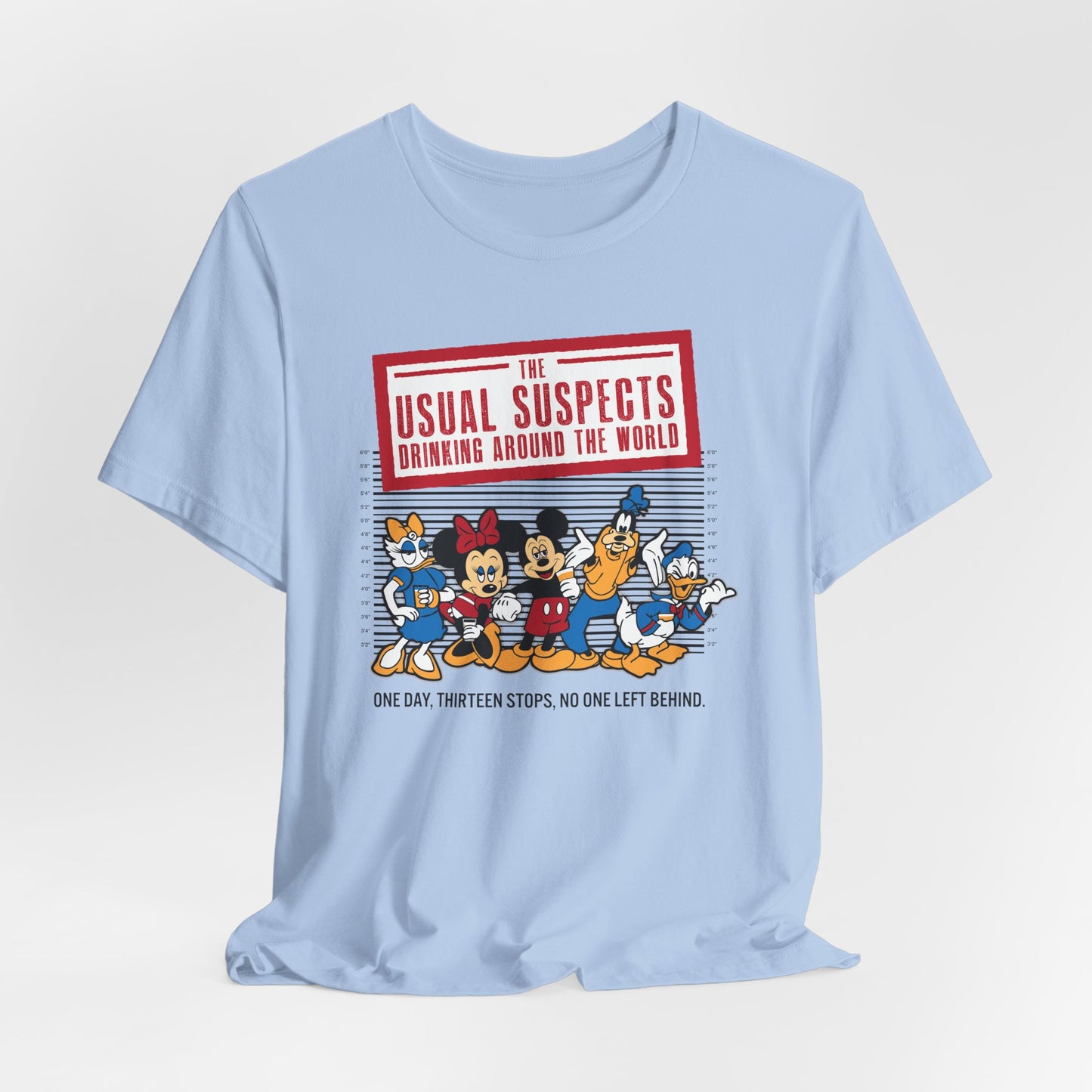 The Usual Suspects Drinking Around the World Epcot T-Shirt